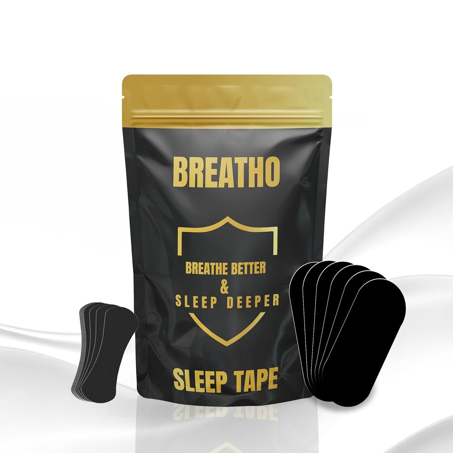 Foldspark Mouth Tape for Sleeping Women Men, 30PCS Hypoallergenic, Latex Free and Skin Friendly Snoring Mouth Guard Sleep Mouth Lip Tape Pain Free Removal Relaxation