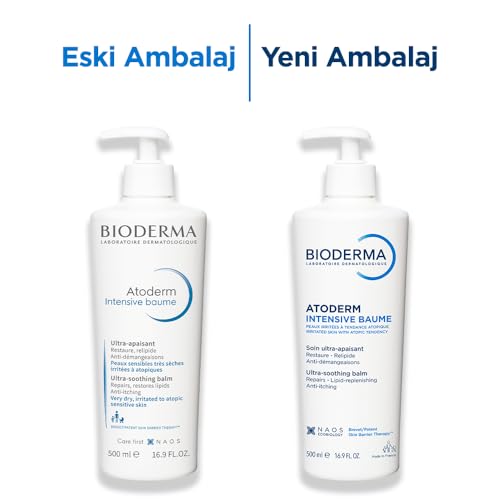 Bioderma Atoderm Intensive Balm, Hydrating Balm for Dry to Atopic Sensitive Skin, Face & Body Moisturizer with Ultra Soothing Anti-Itching Formula, Fragrance-Free, Non-Greasy & Non-Sticky for Family
