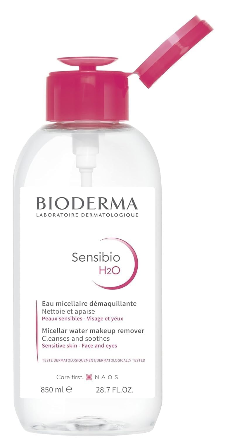Bioderma - Sensibio - H2O Micellar Water - Makeup Remover Cleanser - Face Cleanser for Sensitive Skin