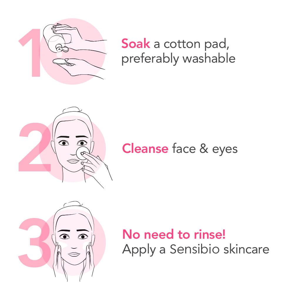 Bioderma - Sensibio - H2O Micellar Water - Makeup Remover Cleanser - Face Cleanser for Sensitive Skin