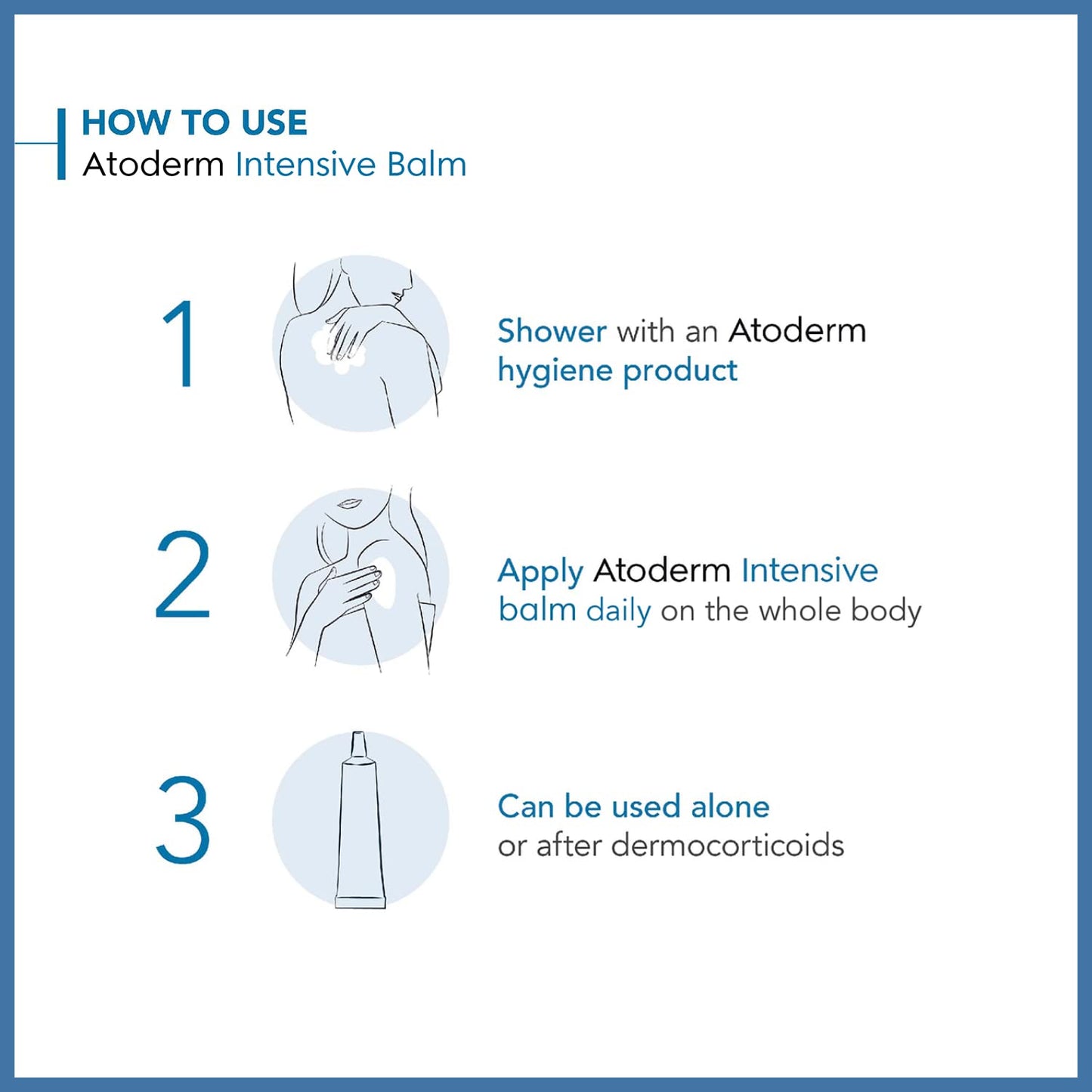Bioderma Atoderm Intensive Balm, Hydrating Balm for Dry to Atopic Sensitive Skin, Face & Body Moisturizer with Ultra Soothing Anti-Itching Formula, Fragrance-Free, Non-Greasy & Non-Sticky for Family