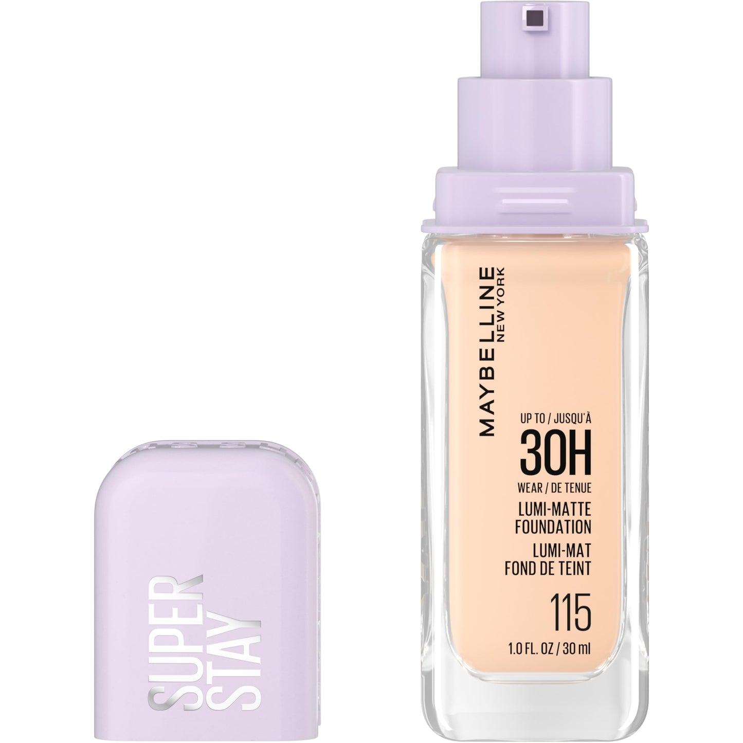 Maybelline Super Stay Lumi-Matte Foundation, Lightweight and Buildable Full Coverage Foundation Makeup For Up To 30HR Wear, 220, 1 Count