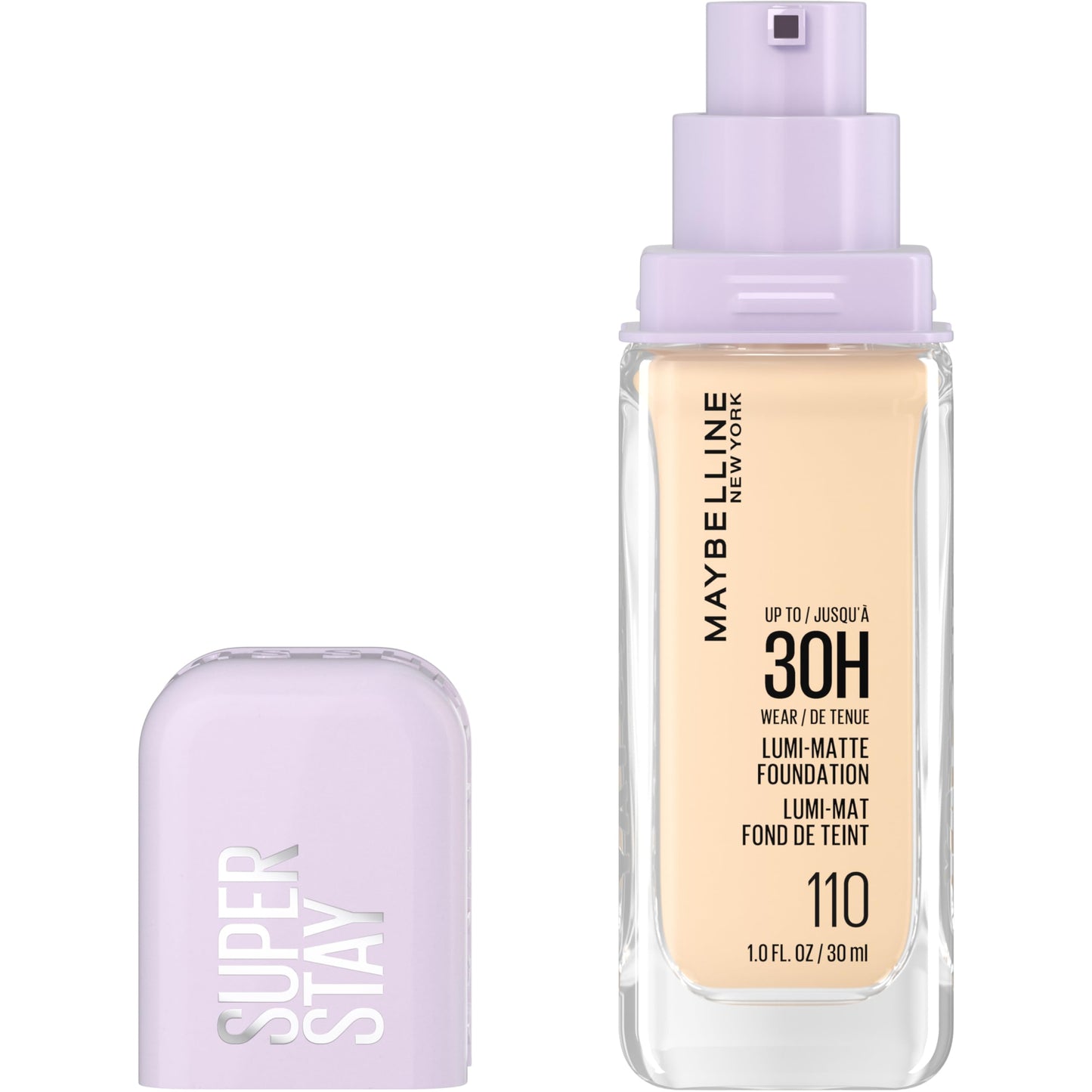 Maybelline Super Stay Lumi-Matte Foundation, Lightweight and Buildable Full Coverage Foundation Makeup For Up To 30HR Wear, 220, 1 Count