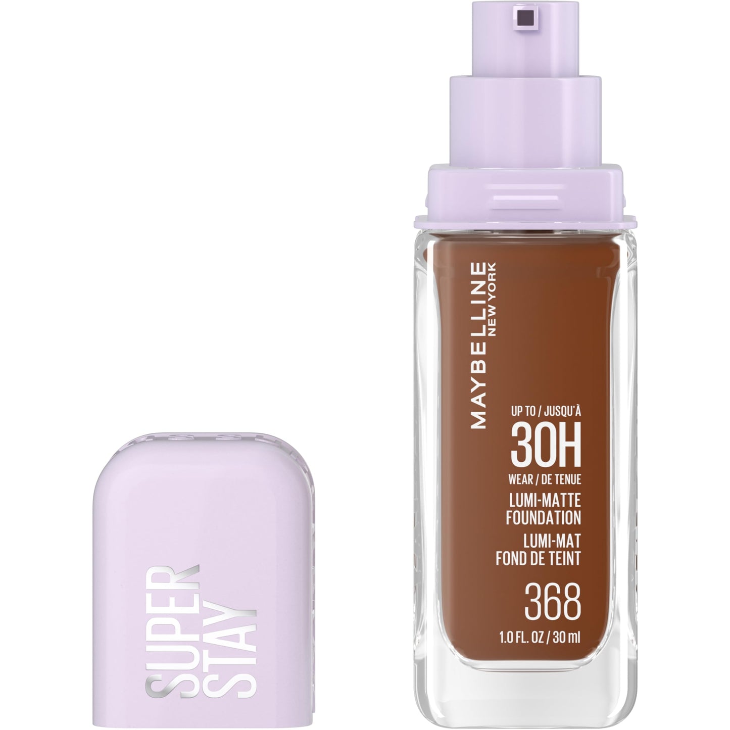Maybelline Super Stay Lumi-Matte Foundation, Lightweight and Buildable Full Coverage Foundation Makeup For Up To 30HR Wear, 220, 1 Count
