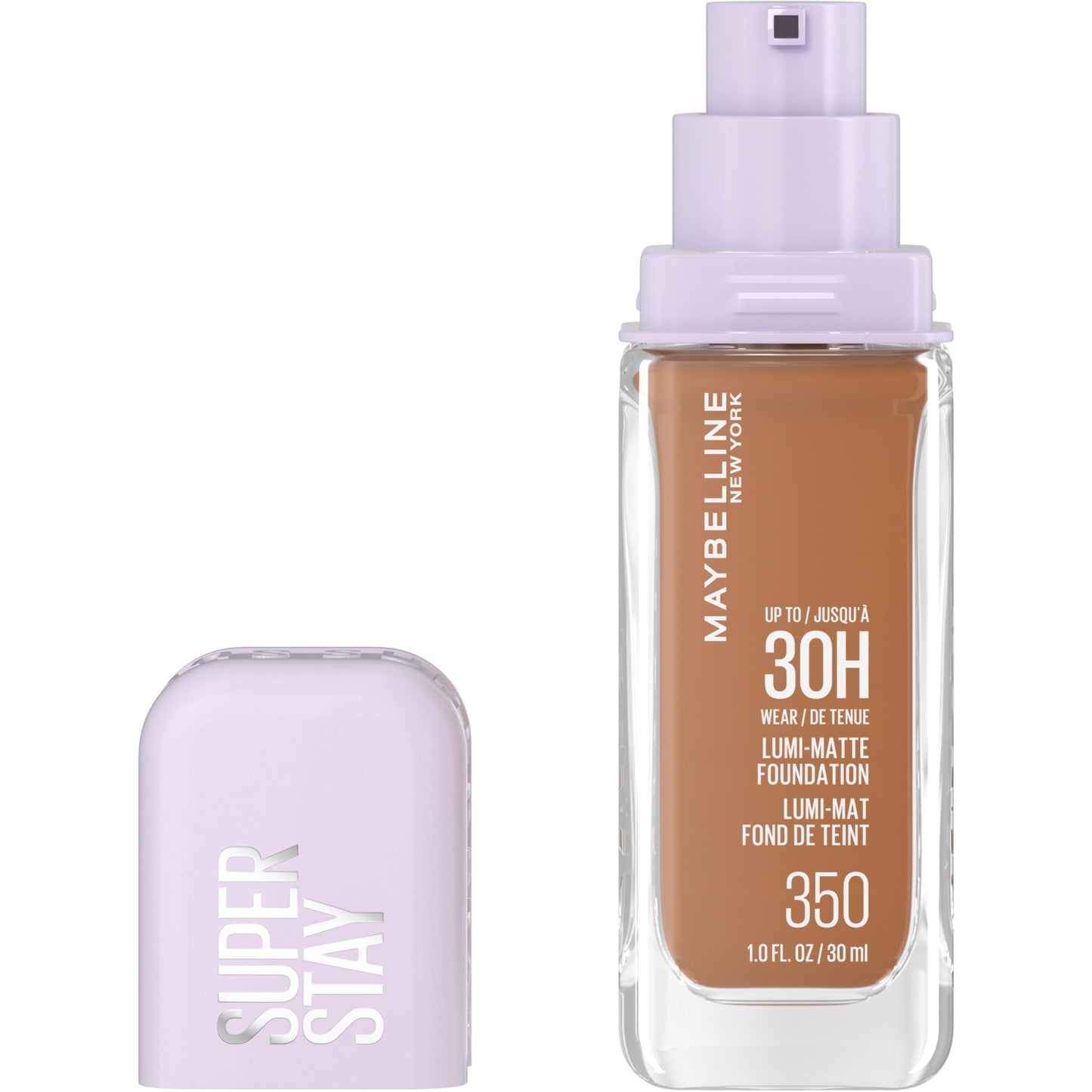 Maybelline Super Stay Lumi-Matte Foundation, Lightweight and Buildable Full Coverage Foundation Makeup For Up To 30HR Wear, 220, 1 Count