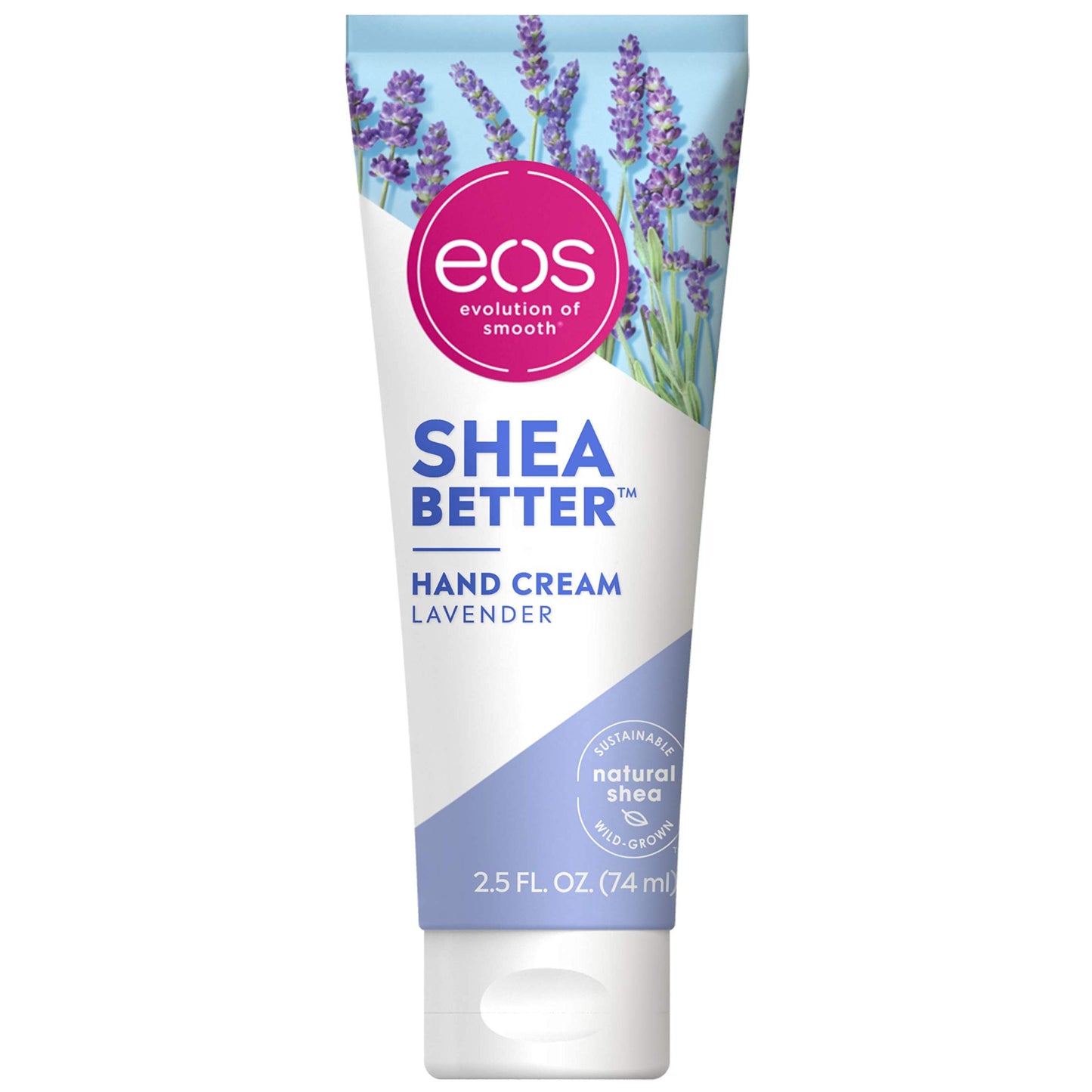 eos Shea Better Hand Cream - Vanilla Cashmere Hand Lotion | Instant Hydration + Lasting Protection | 2.5 oz