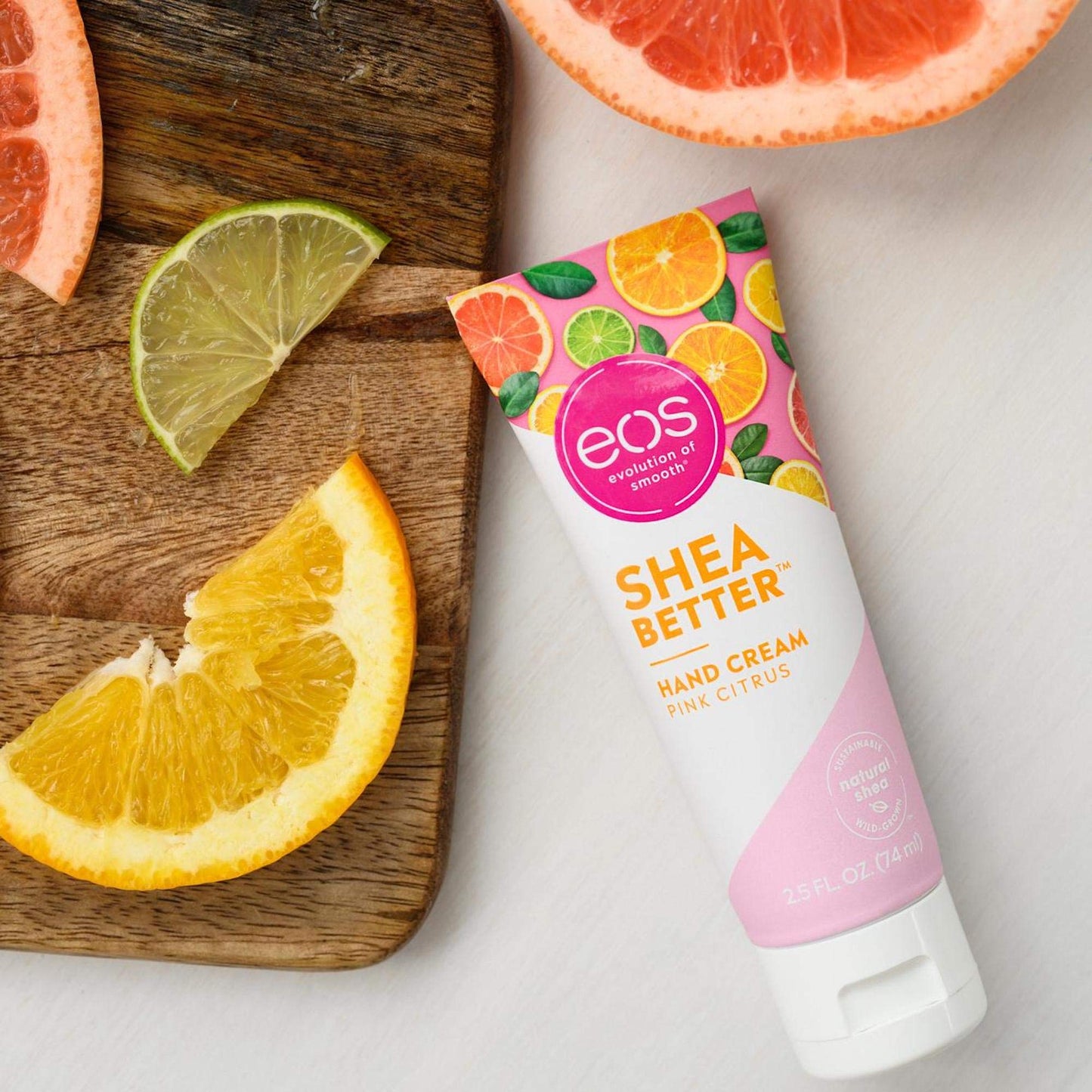 eos Shea Better Hand Cream - Vanilla Cashmere Hand Lotion | Instant Hydration + Lasting Protection | 2.5 oz
