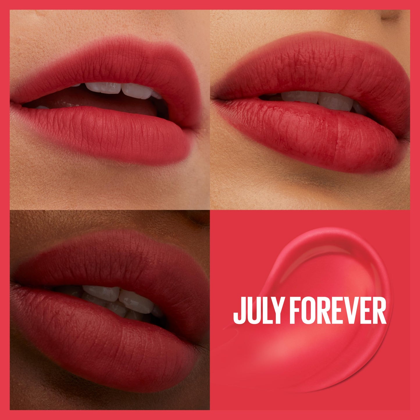 Maybelline Super Stay Teddy Lip Tint, Long Lasting Matte Lipstick For Up To 12HR Wear, Kneehigh, 1 Count