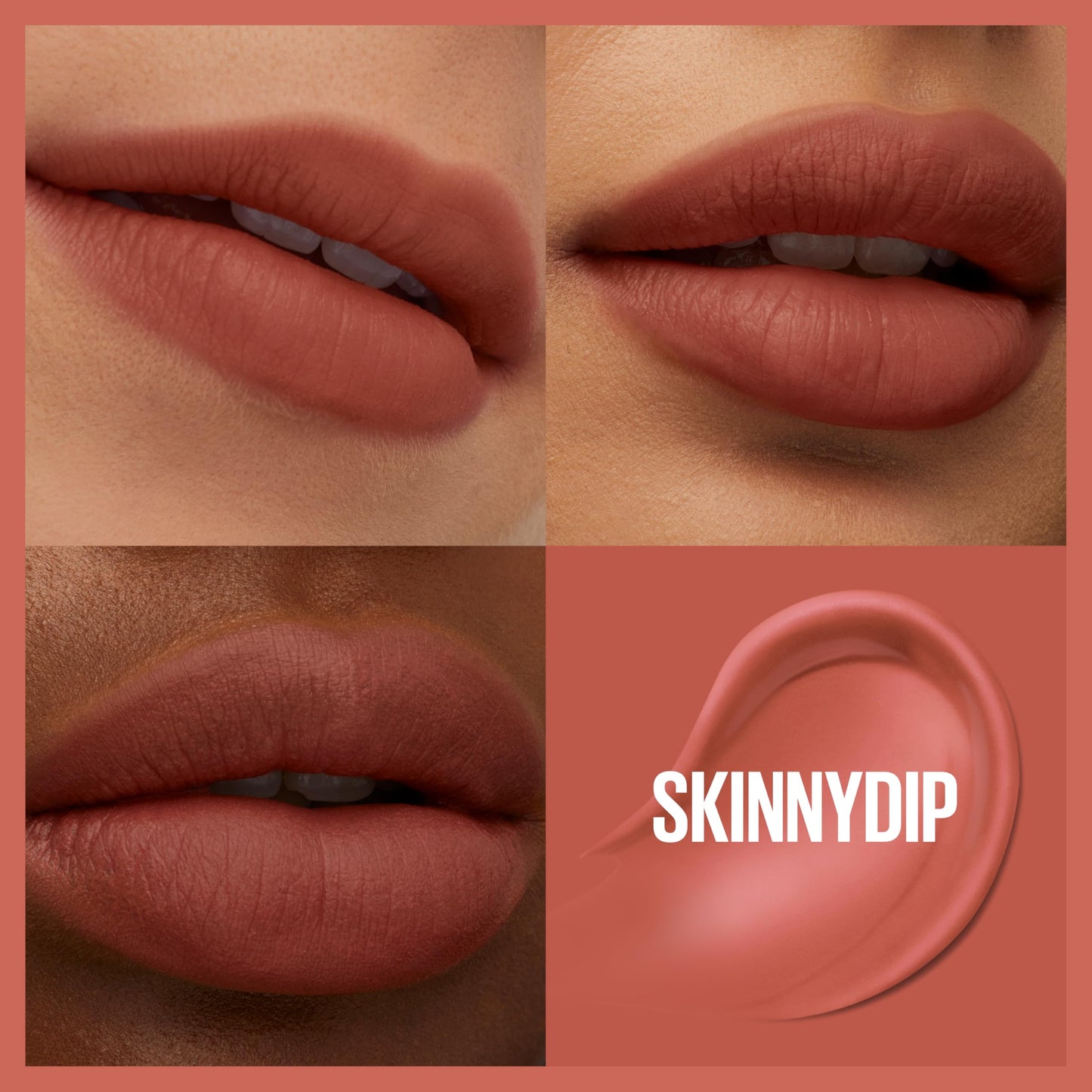 Maybelline Super Stay Teddy Lip Tint, Long Lasting Matte Lipstick For Up To 12HR Wear, Kneehigh, 1 Count