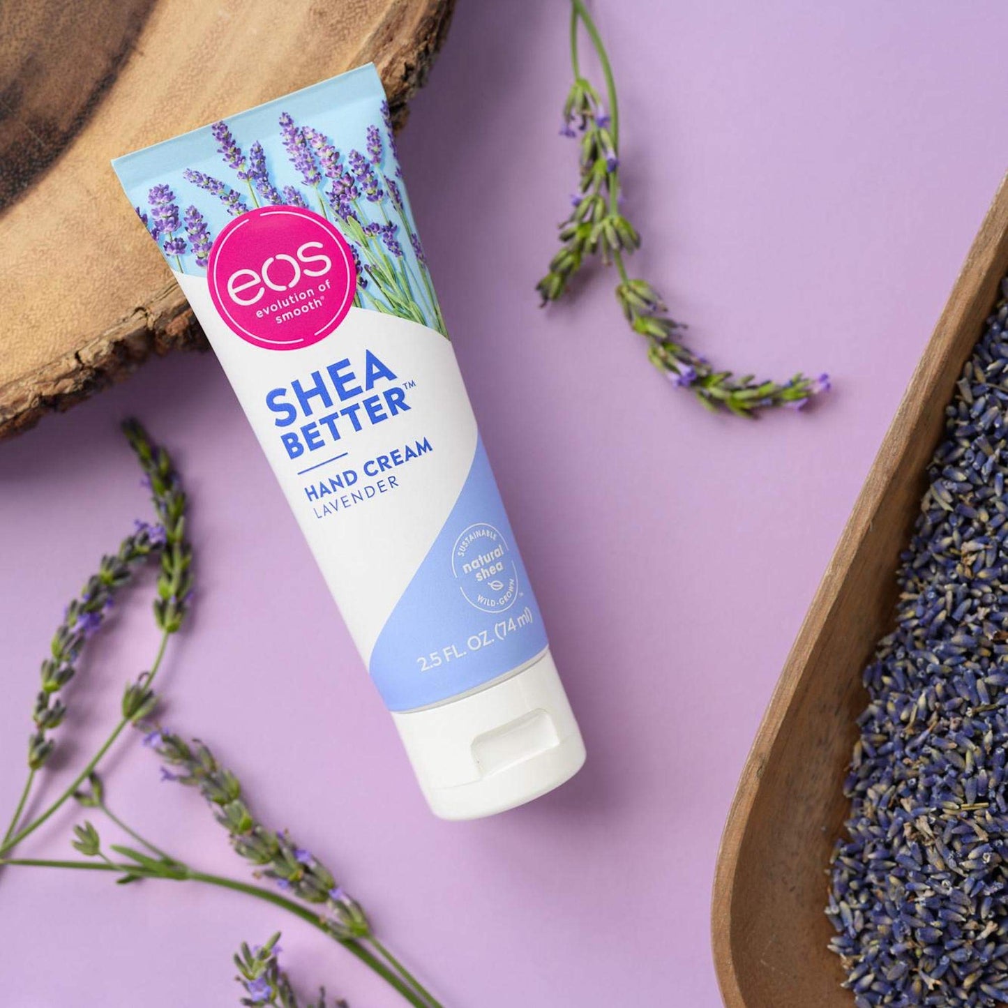eos Shea Better Hand Cream - Vanilla Cashmere Hand Lotion | Instant Hydration + Lasting Protection | 2.5 oz