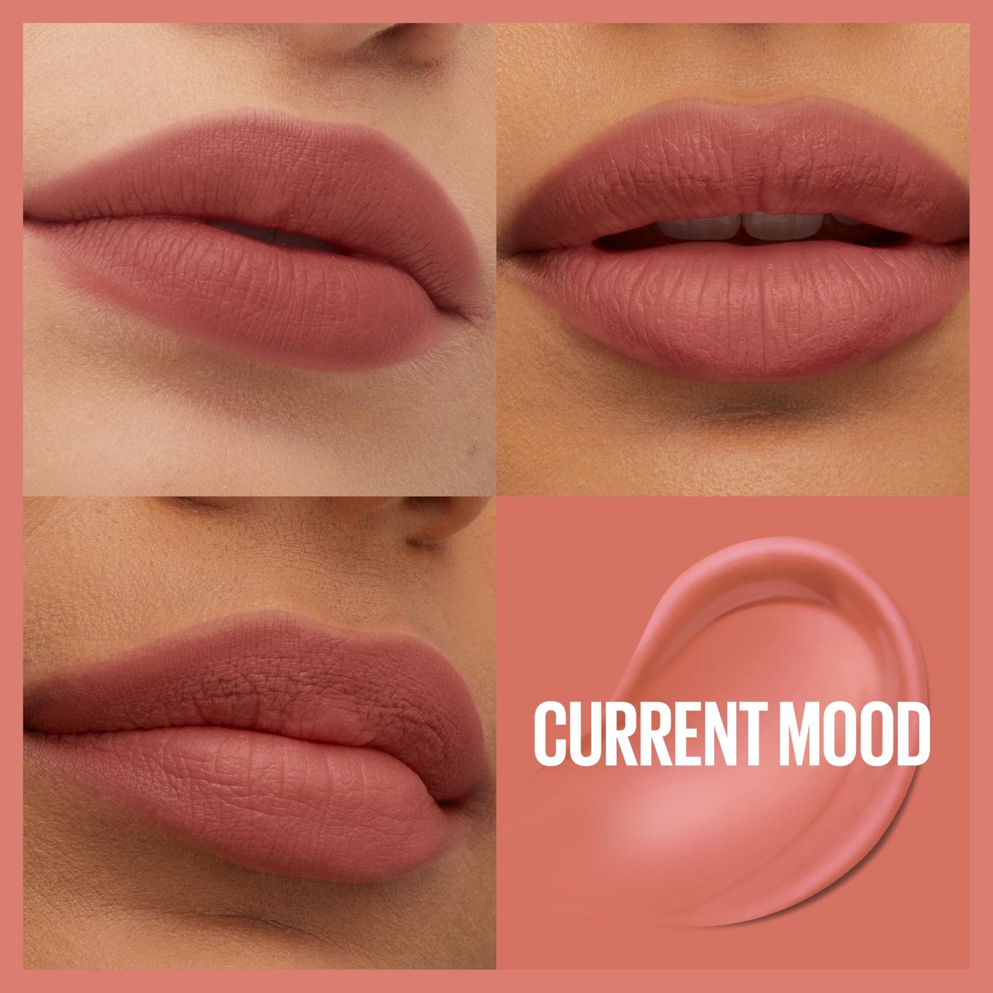 Maybelline Super Stay Teddy Lip Tint, Long Lasting Matte Lipstick For Up To 12HR Wear, Kneehigh, 1 Count