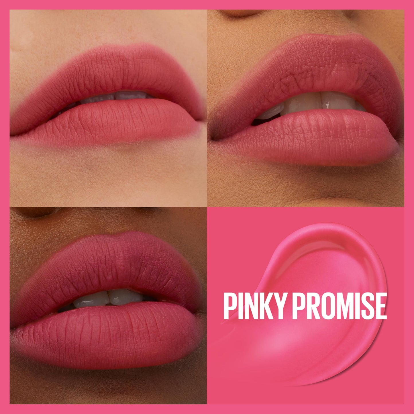 Maybelline Super Stay Teddy Lip Tint, Long Lasting Matte Lipstick For Up To 12HR Wear, Kneehigh, 1 Count
