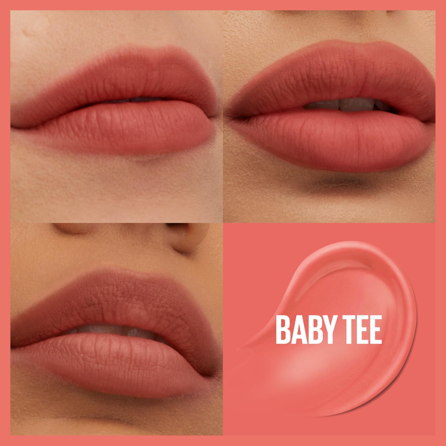 Maybelline Super Stay Teddy Lip Tint, Long Lasting Matte Lipstick For Up To 12HR Wear, Kneehigh, 1 Count